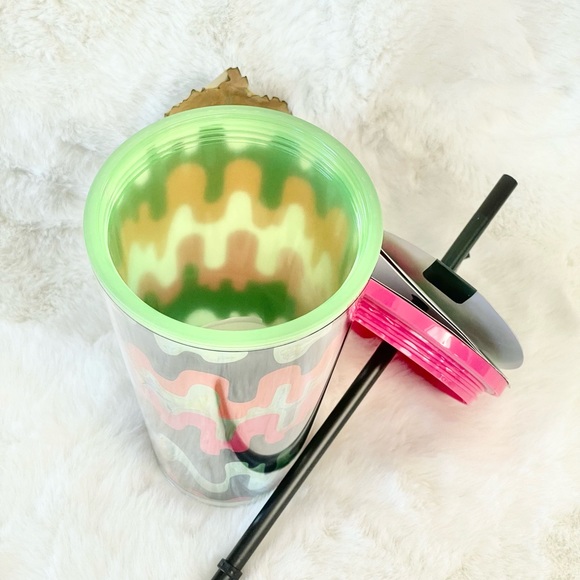 New with tags STARBUCKS GLOW IN THE DARK 16oz CUP with DIY Sticker Pack (12) - Picture 5 of 7